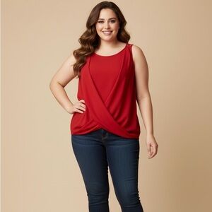 Smart Set Bold Red Tank Top